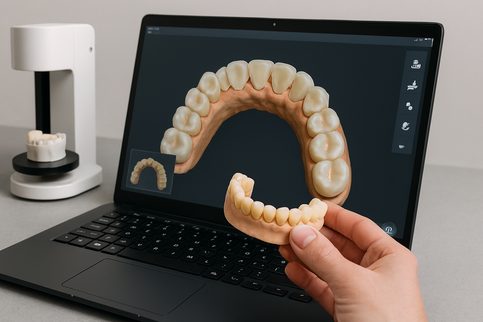 Diseño digital de prótesis dentales